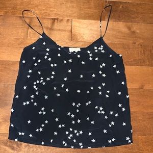 Silk star tank top